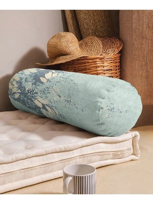 Rem Home Rengirenk Dekoratif Kırlent Kılıfı Yaprak 60 x 20 cm Salon Koltuk Kanepe Yastık Kılıfı