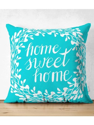 Rem Home Rengirenk Dekoratif Kırlent Kılıfı 43 x 43 cm Salon Koltuk Kanepe Yastık Kılıfı