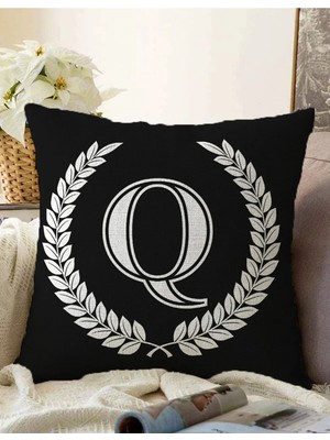 Rem Home Rengirenk Dekoratif Kırlent Kılıfı Beyaz 43 x 43 cm Salon Koltuk Kanepe Yastık Kılıfı
