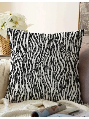 Rem Home Rengirenk Dekoratif Kırlent Kılıfı Sarı 43 x 43 cm Salon Koltuk Kanepe Yastık Kılıfı