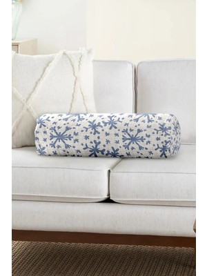Rem Home Rengirenk Dekoratif Kırlent Kılıfı Gri 60 x 20 cm Salon Koltuk Kanepe Yastık Kılıfı