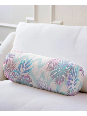 Rem Home Rengirenk Dekoratif Kırlent Kılıfı Geometrik 60 x 20 cm Salon Koltuk Kanepe Yastık Kılıfı