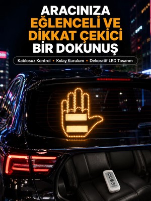 Teknodayım Uzaktan Kumandalı Çok Fonksiyonlu Araç LED Işığı