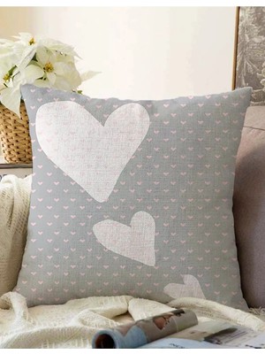 Rem Home Rengirenk Dekoratif Kırlent Kılıfı Sarı 43 x 43 cm Salon Koltuk Kanepe Yastık Kılıfı