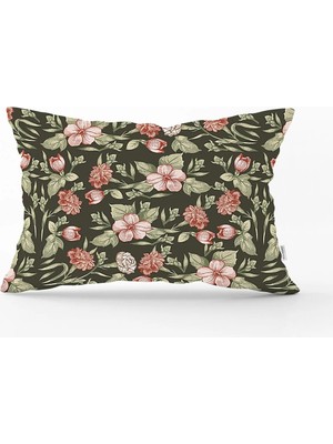 Rem Home Rengirenk Dekoratif Kırlent Kılıfı Modern 35 x 55 cm Salon Koltuk Kanepe Yastık Kılıfı