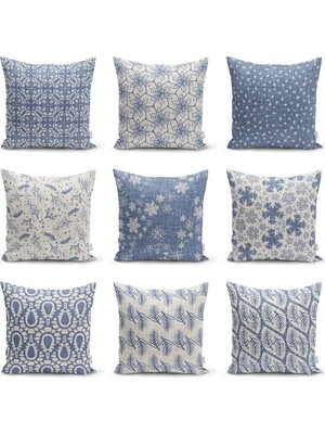 Rem Home Rengirenk Dekoratif Kırlent Kılıfı Sarı Yaprak 43 x 43 cm Salon Koltuk Kanepe Yastık Kılıfı