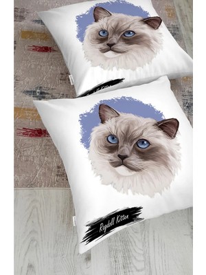 Rem Home Rengirenk Dekoratif Kırlent Kılıfı Modern 70 x 70 cm Salon Koltuk Kanepe Yastık Kılıfı