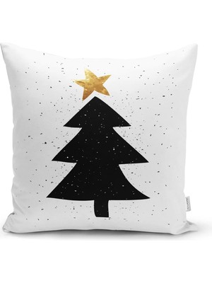 Rem Home Rengirenk Dekoratif Kırlent Kılıfı Beyaz 43 x 43 cm Salon Koltuk Kanepe Yastık Kılıfı