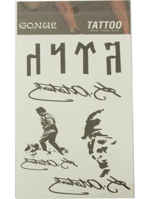 Hace Bazaar Atatürk Temalı Tattoo Dövme Sticker