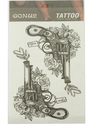 Hace Bazaar Silah Tattoo Dövme Sticker
