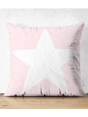 Rem Home Rengirenk Dekoratif Kırlent Kılıfı 43 x 43 cm Salon Koltuk Kanepe Yastık Kılıfı