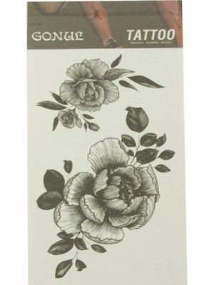 Hace Bazaar Gül Tattoo Dövme Sticker