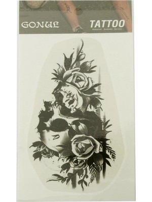 Hace Bazaar Gül Tattoo Dövme Sticker