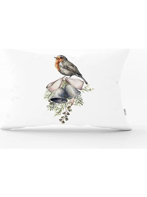 Rem Home Rengirenk Dekoratif Kırlent Kılıfı Modern 35 x 55 cm Salon Koltuk Kanepe Yastık Kılıfı