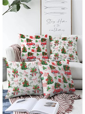 Rem Home Rengirenk Dekoratif Kırlent Kılıfı Sarı Modern 43 x 43 cm Salon Koltuk Kanepe Yastık Kılıfı