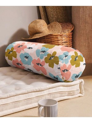 Rem Home Rengirenk Dekoratif Kırlent Kılıfı Modern 60 x 20 cm Salon Koltuk Kanepe Yastık Kılıfı