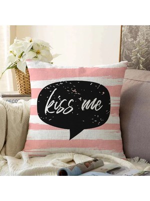 Rem Home Rengirenk Dekoratif Kırlent Kılıfı Sarı Modern 43 x 43 cm Salon Koltuk Kanepe Yastık Kılıfı