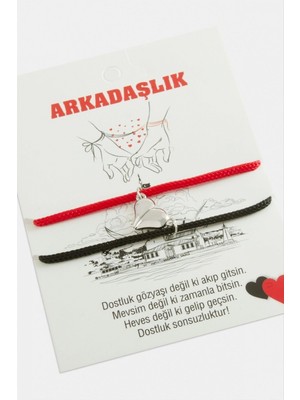 Hace Bazaar 2'li Kalp Mıknatıslı Arkadaşlık Bilekliği