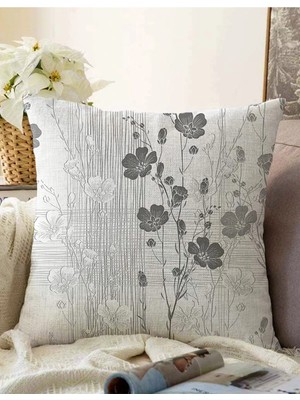 Rem Home Rengirenk Dekoratif Kırlent Kılıfı Sarı Modern 43 x 43 cm Salon Koltuk Kanepe Yastık Kılıfı