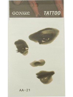 Hace Bazaar Göz Tattoo Dövme Sticker