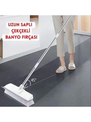 St. Morritz Sihirli Çekçekli Fayans Fırçası Çekpaslı Fırça Banyo Fırçası Balkon Fırçası