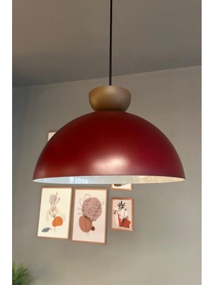 St. Morritz Yimpi Avize Tekli Sarkıt Sütlü Kahve Şapkalı Başlık Salon Kuaför Cafe Dekoratif Aydınlatma Pastane