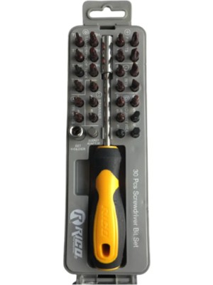 St. Morritz RC-2321 Bits Seti Tornavida Uç Takımı Şeffaf 30PCS