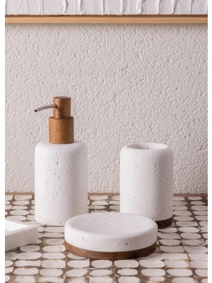 St. Morritz Travertine Banyo Seti 3 Parça