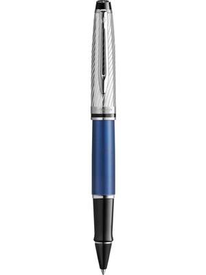 Waterman Expert 3 Metalik Mavi Gövde Krom Klips Roller Kalem