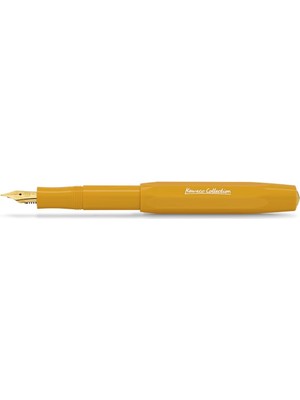 Kaweco Collection Dolma Kalem Honey I Premium Dolma Kalem, Çelik Uçlu Sarı Mürekkep Kartuşları Için