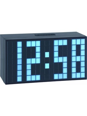St. Morritz Time Block Dijital LED Alarmlı Masa Saati Mavi 98.1082.02