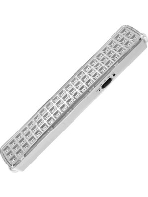 Ledarmy ZMR 60 LED 4W Şarjlı Işıldak 6400K Soğuk Beyaz Acil Durum Lambası Deprem Lambası Uzun Ömürlü Bataryalı Elektrik Kesintisi Aydınlatma
