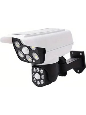 TUX 77 LED Güneş Enerjili Dış Mekan Aydınlatması Çift Sensörlü Kamera Görünümü 3 Mod Kumandalı