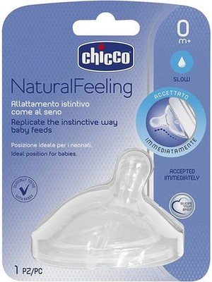Chicco Naturalfeeling Biberon Emziği 0 Ay+ Normal Akış Tekli