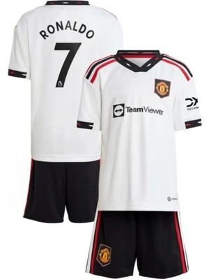Breathless Manchester/united 2022/23 Cristiano Ronaldo Beyaz Çocuk Forması