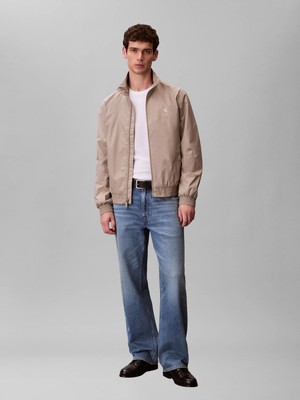 Calvin Klein Erkek Bej Calvin Klein Ls Unfılled Nylon Ha, Rak Bej Erkek Ceket