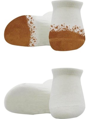 NW NessiWorld 2'li Penye Sneakers Çorap 20105 Ekru Hardal