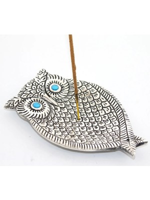 Uravas Store Metal Baykuş Tasarımı Tütsülük KSK2181