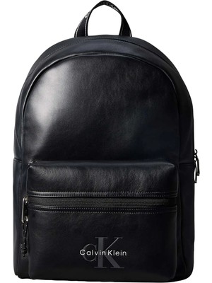 Calvin Klein Erkek Siyah Calvin Klein Bold Logo Webbıng Ba, Ub1 Siyah Erkek Sırt Çantası