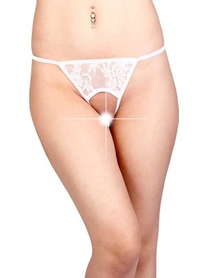 Beyaz Özel Bölgesi Açık Fantazi String TM1163