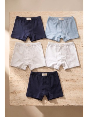 Bony Socks Erkek Çocuk 5'li Basic Çok Renkli Boxer