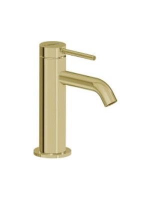 VitrA Artema Minimax Round A4353074 Lavabo Bataryası, Soft Altın