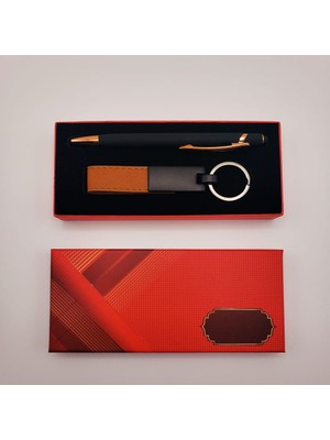 Uravas Store Deri Metal Anahtarlık ve Rubber Kalem
