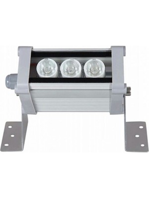 Sıva üstü Wallwasher lüks asil dekoratif ışık show gösteri aydınlatma dış duvar açık alan enerji tasarruflu tek renk Soğuk beyaz LED A-1001 12cm 3W