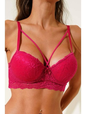Ecem Yıldız Bralet Dantelli Desteksiz Sütyen