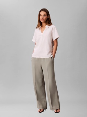 Calvin Klein Kadın / Kız Bej Calvin Klein Casual Twıll Pant, Pez, Xxs Bej Kadın Pantolon