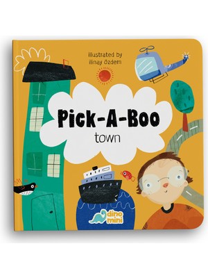 Neobebek Pick-A-Boo - Town (Ingilizce Döndür-Seç Hareketli Kitap)