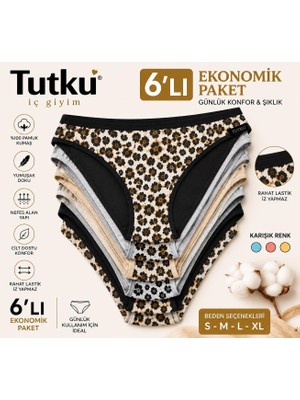 Tutku Kadın Külot 6lı