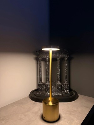 Onedekor LED Masa Lambası Dokunmatik Şarj Edilebilir Masa Lambası Gold