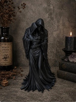 Ognami Gotik Azrail (Grim Reaper) Dekoratif Masaüstü Biblo - 3D Baskı